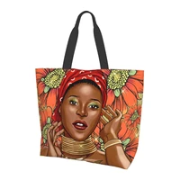 women shoulder bag ladies shopping bags fabric grocery handbags tote books bag for girls
