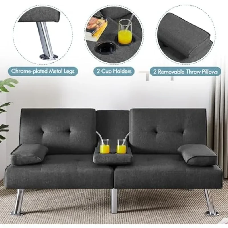 Трансформируемый диван-кровать регулируемая ткань планшетофон реверсивная