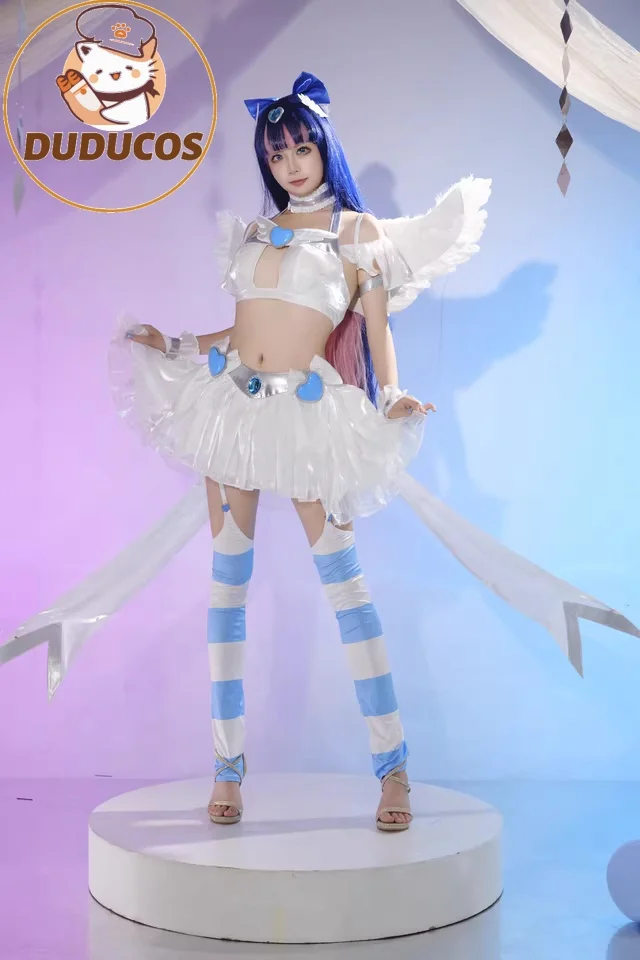 Фото DUDU-SR Косплей Angell Pantyy Anarchy Косплей Костюм Платье с Крыльями Полный комплект костюмов на Хэллоуин №5