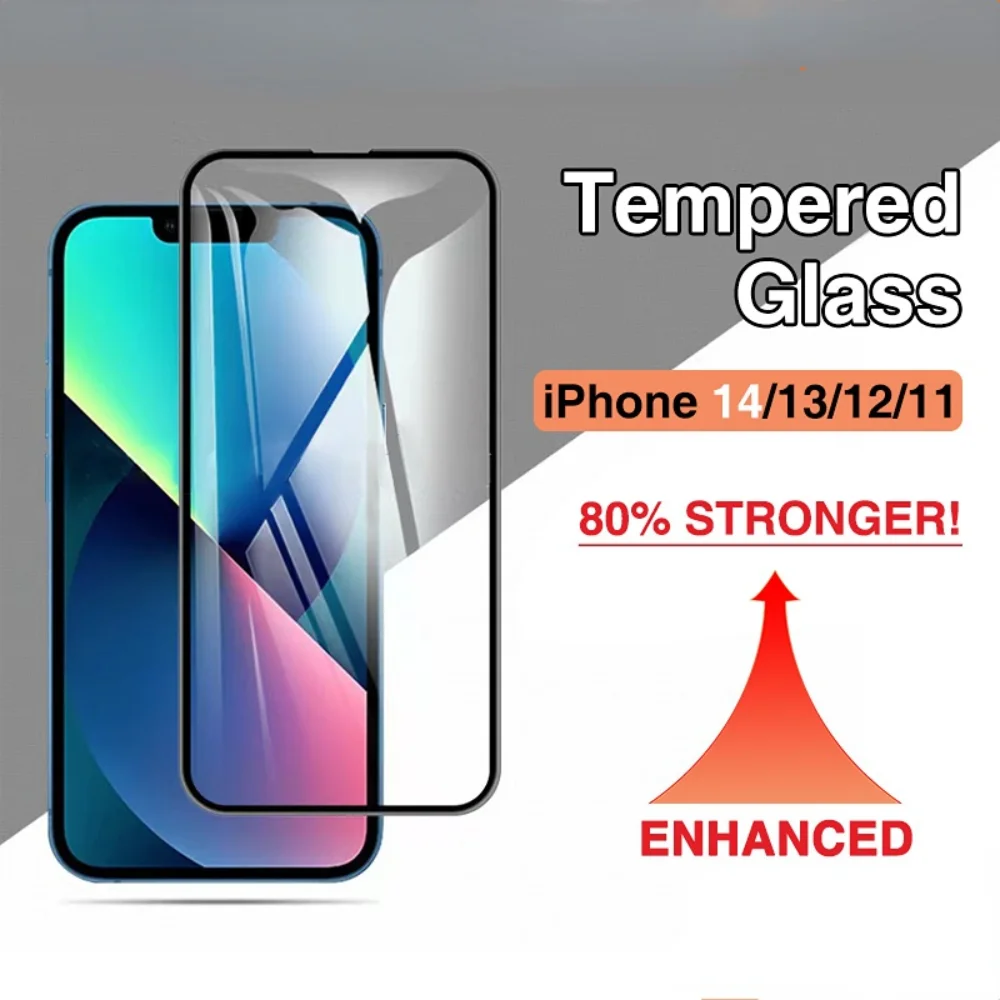 

phone glass for iPhone 14/13 Tempered Glass Screen Protector for iPhone 14/13/ 12/ 11/ Pro/ Max/ Mini