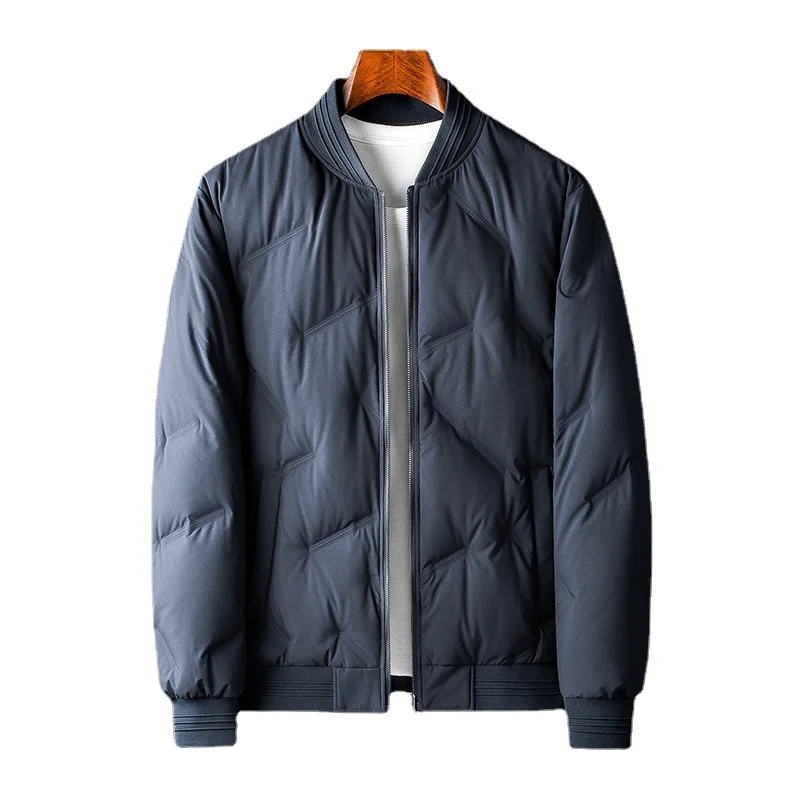 Down Jacket Men's Casual Down Jacket Men's Short Thickened Middle-aged Jacket Men's Coat