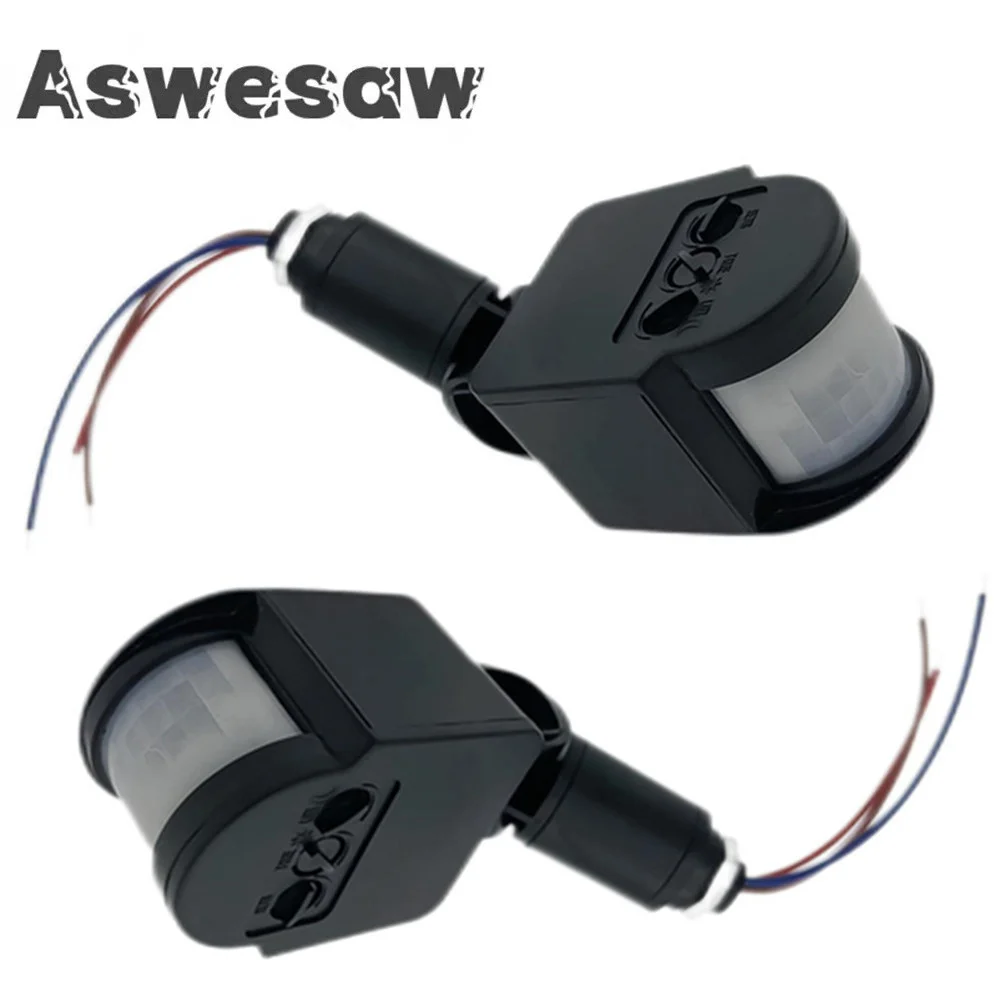 Светодиодный датчик движения 12 В 265 в автоматический инфракрасный PIR детектор