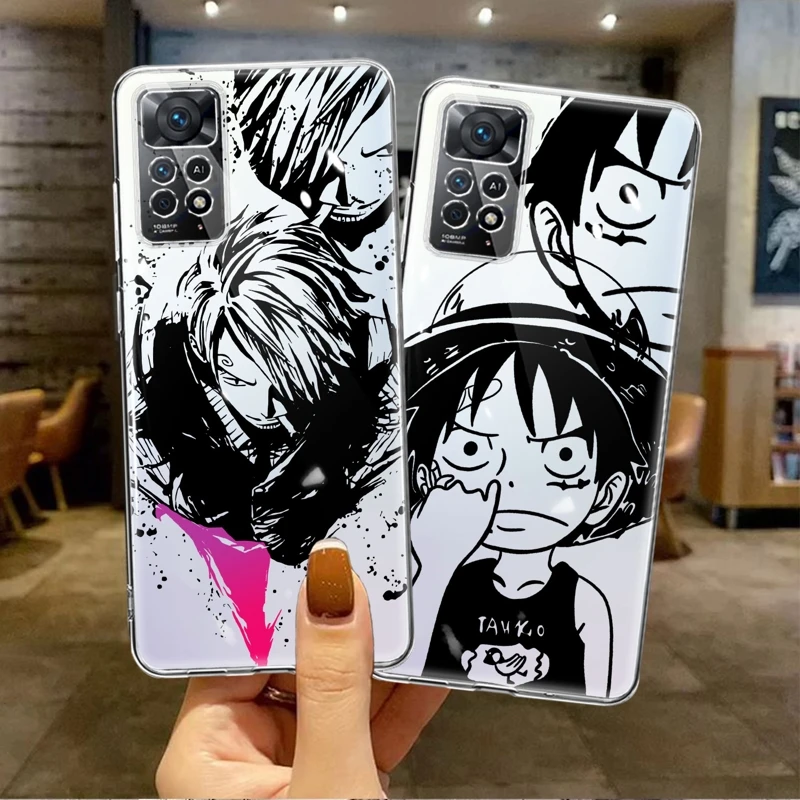 

Dark One Piece Anime Luffy For Xiaomi Redmi 12C 9 9C 10C 9A K40 Pro 9T Redmi9 Coque Case Matte