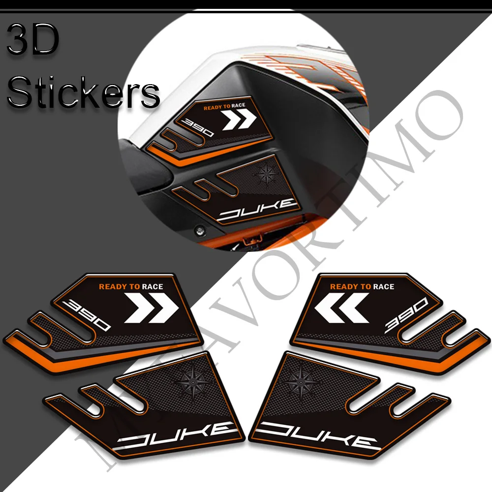 

2011 - 2018 2019 2020 2021 2022 Tank Pad Side Grips Motorcycle Protector Gas Fuel Oil Kit Knee Stickers Decals For KTM 390 DUKE