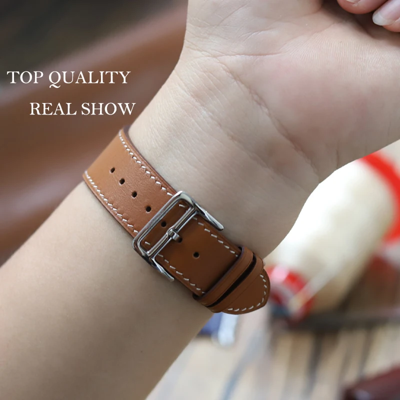 Bracelet for Apple Watch Ultra Band Series 8 7 6 5 4 3 2 SE Genunie Leather Correa Apple Watch 49mm 45 41 44 40 42 38 for iWatch