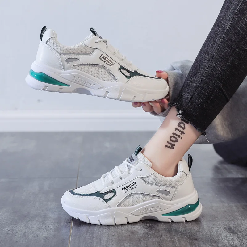 Daddy's Shoes Women's 2020 Spring Trendy Shoes White Street Sports Women's Shoes Women Sneakers