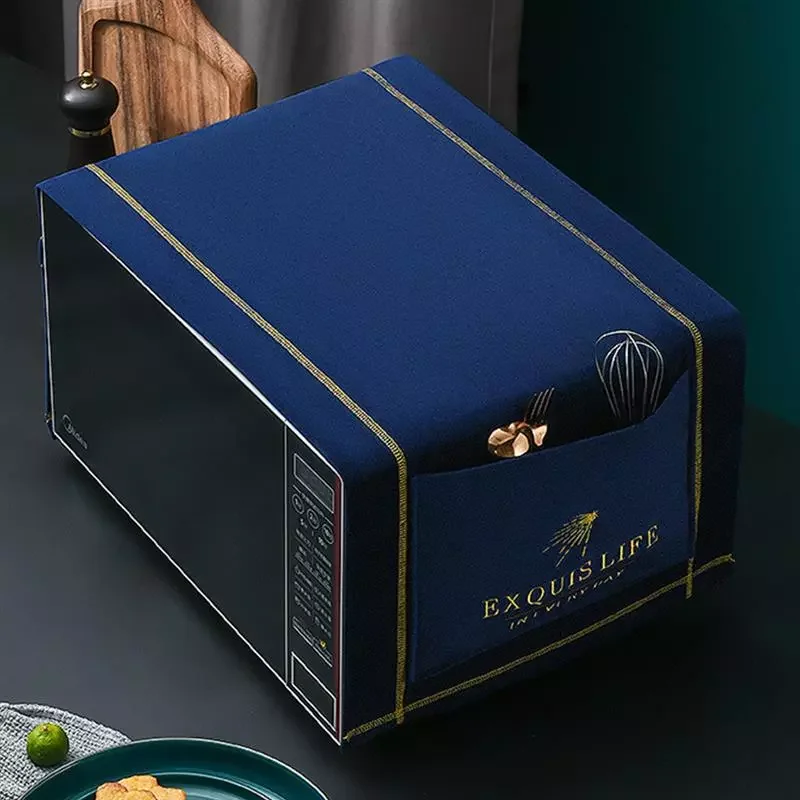 

NEW2023 Velvet Cloth Oven Protection Cover Microwave For Home Kitchen Dust Proof Accessories