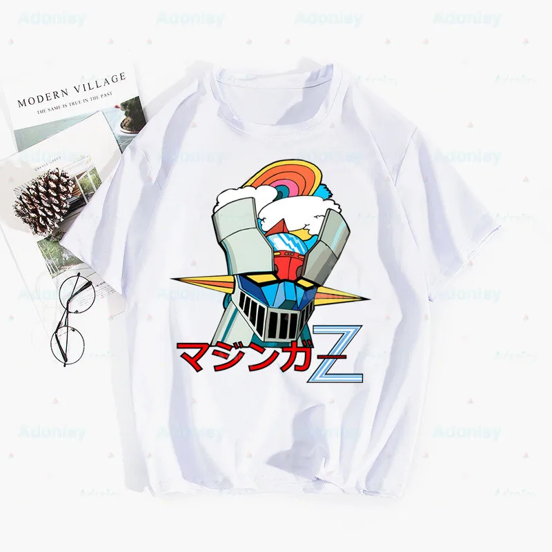 

Mazinger Z Anime Robot Koji Kabuto Japan Manga Cartoon Summer T-shirts Top T Shirt Graphic Tee T-Shirt