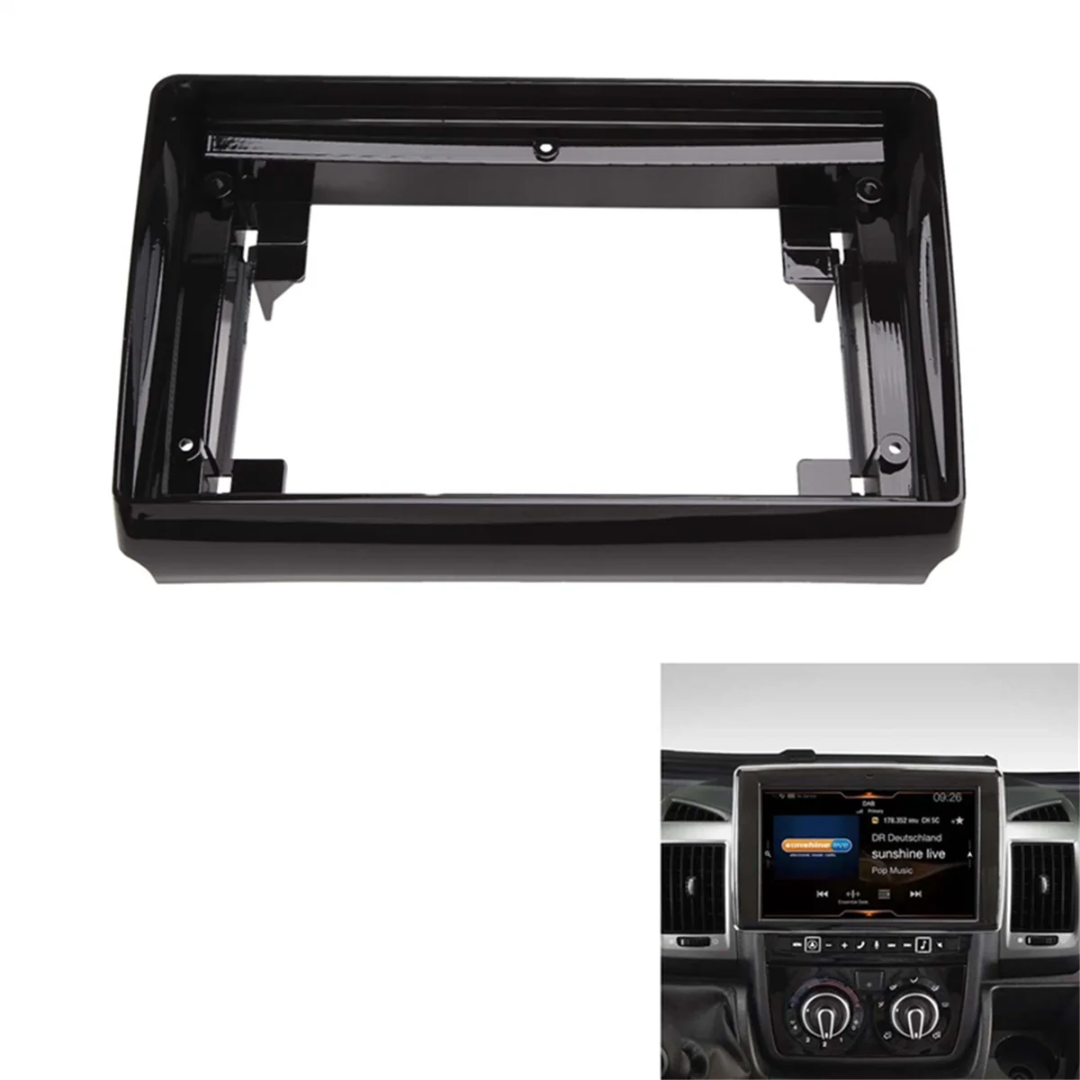 9-дюймовая Автомобильная панель Fascia Для CITROEN Jumper Relay / PEUGEOT Boxer FIAT Ducato 2011 + комплект