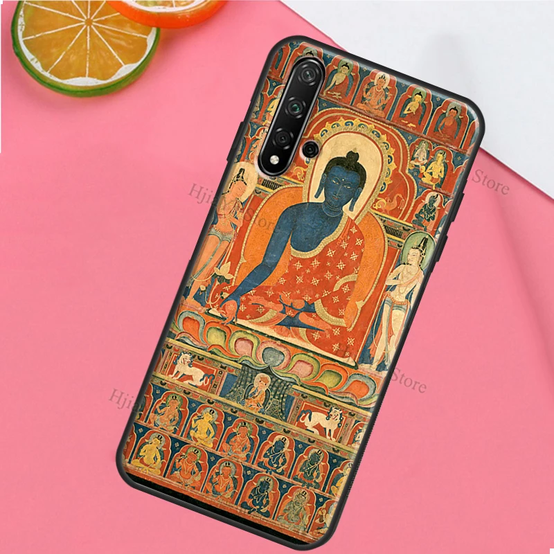 Чехол с Буддой Шакьямуни для Huawei P30 P40 P20 Pro Mate 20 Lite P Smart 2019 Nova 5T Honor 9X 8X 10i