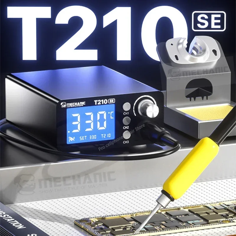 Паяльная станция MECHANIC T210 SE, светодиодная цифровая регулировка ...