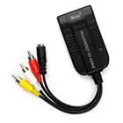 Wiistar AV в HDMI аудио адаптер CVB 3RCA в HDMI конвертер AV S видео в HDMI с USB-кабелем для HDTV DVD