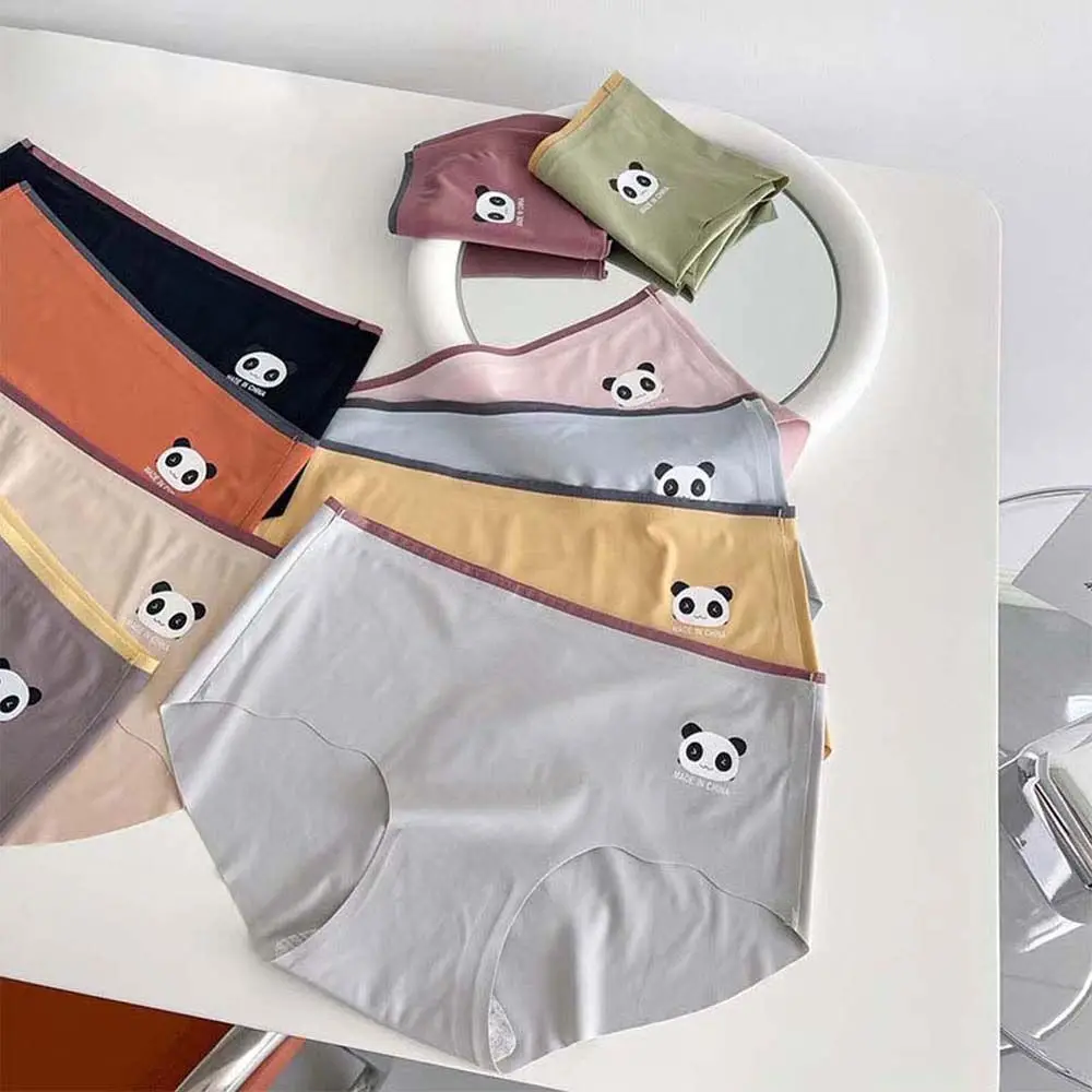 

Бесшовные шелковые трусики для девочек, Суперэластичные и освежающие летние нейлоновые быстросохнущие трусики для девочек