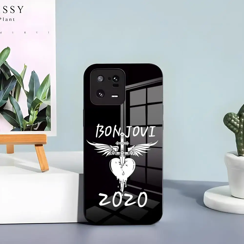 Фото Чехол для телефона Band B-Bon J-Jovi для Xiaomi 11, 12, 13, 14, 15, 11i 11T 12X 14T Pro, стеклянные чехлы Ultra Lite №4
