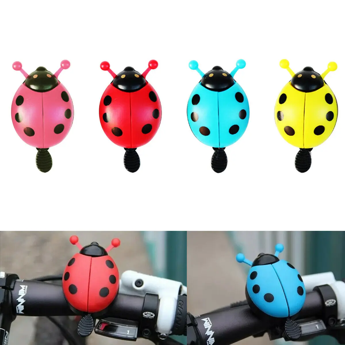 

Bicycle Bell Ring Beetle Cartoon Cycling Bell Lovely Kids Ladybug Bell Ring for Bike Ride Horn Alarm bicycle Accessories
