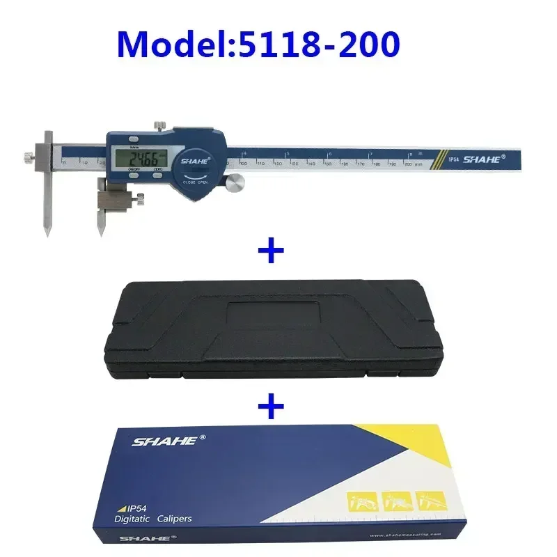 

SHAHE электронный цифровой центральный штангенциркуль из нержавеющей стали цифровой штангенциркуль измерительный инструмент