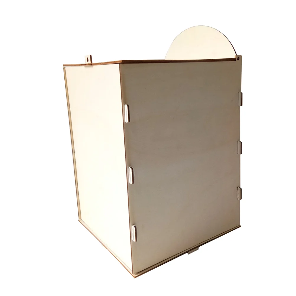 

Box Wedding Wooden Post Mailbox Envelope Gift Rustic Suggestion Decorative Letterbox Donation Key Drop Holder Metal Comment