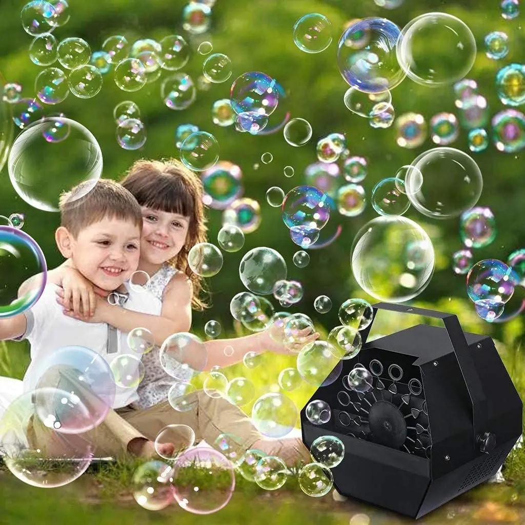 Stage  Bubble Blow Maker air bubble machine Mini remote control  machine for Party Halloween Wedding stage event