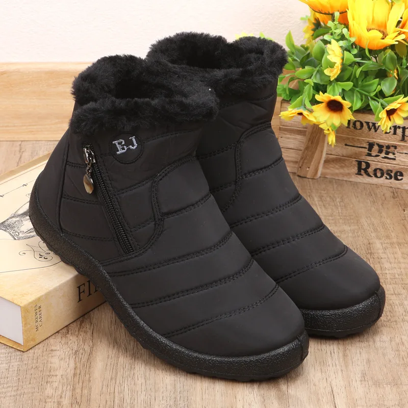 

Outdoor Walking Botas New Snow Women Boots Keep Warm Fur Ankle Boots Comfortable Winter Men Shoes Couple Botas S10620-S10627 Dn
