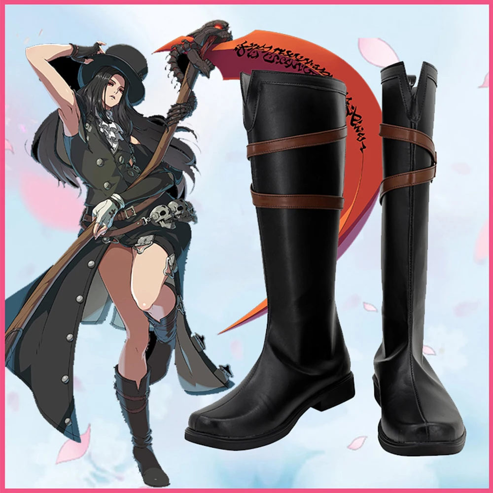 

Testament Cosplay Shoes Boots Game Guilty Cos Gear RolePlay for Men Women Outfits Halloween Party Costumes Accessory Custom Made