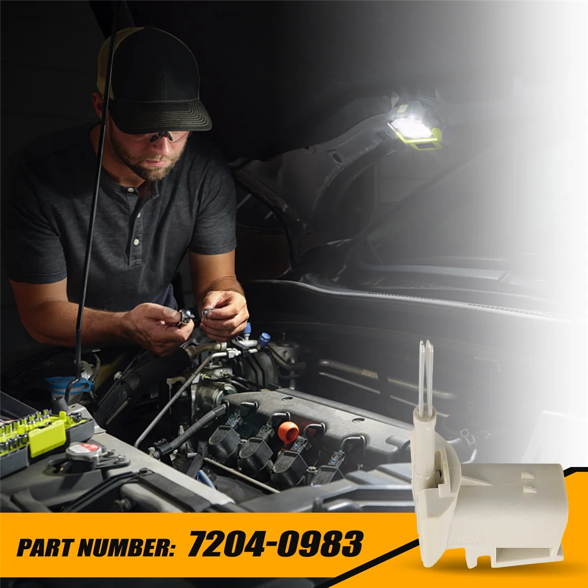 6 шт. 4-контактный автомобильный двигатель для дизельного двигателя Volvo 7204-0983