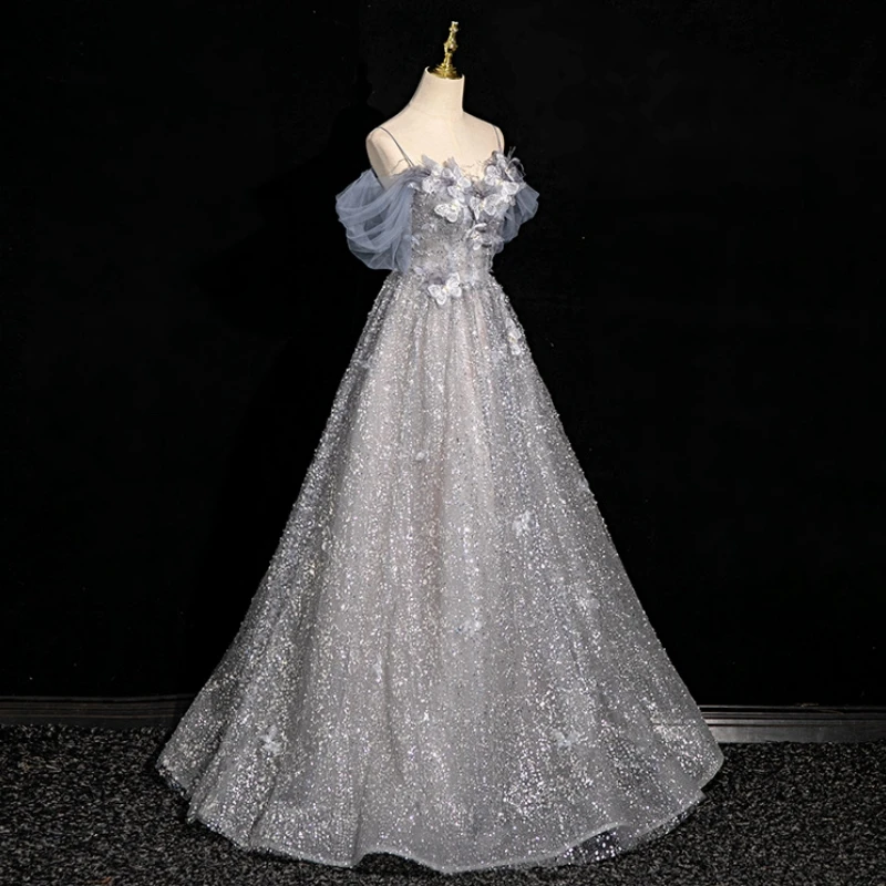 Роскошные женские платья AA66 на заказ для выпускного вечера с открытыми плечами