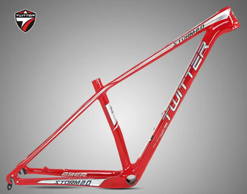 

Twitter MTB Carbon Frame Storm2.0 27.5*15" 17" Cycling 29*15"17"19" XC AM Bike BB92 EPS Quick Release Type
