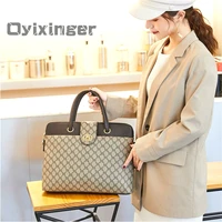 2022 Fashion Womens Leather Briefcases Women Laptop Briefcase Work Office Bag Ladies Crossbody Bags For Woman Business Handbags