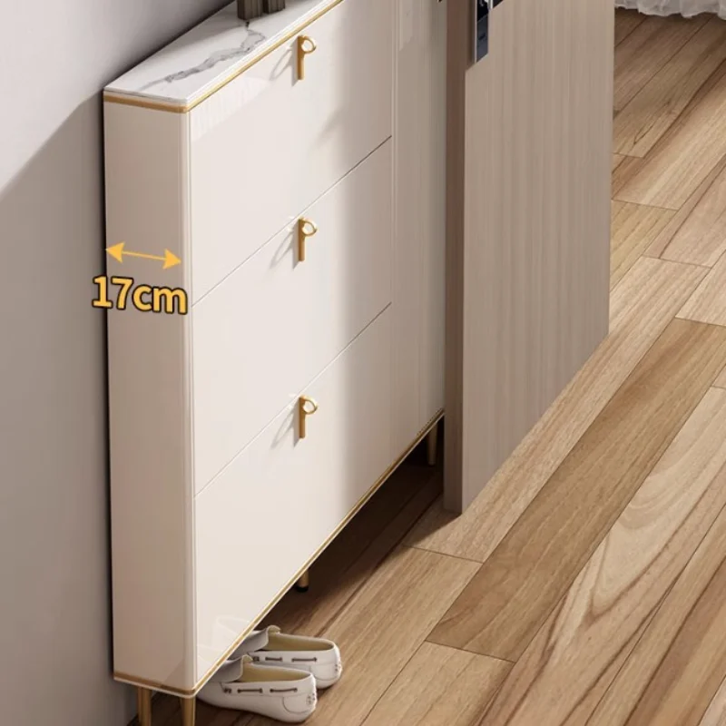 Роскошный Современный женский шкаф для обуви мужской хранения ультратонкий