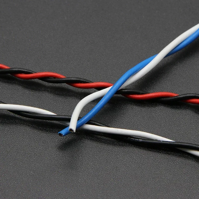 2/5/10 м AFS200 PTFE провод 2 штырька 26/25/24/22/20/18/17/15/13AWG высокотемпературный DIY FEP скрученный