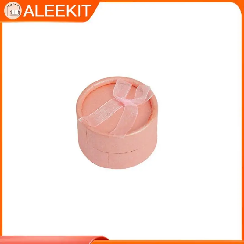 

Красивая дизайнерская шкатулка для колец, шести цветов, модная маленькая шкатулка для колец с бантом, домашняя шкатулка для хранения сережек и ювелирных изделий