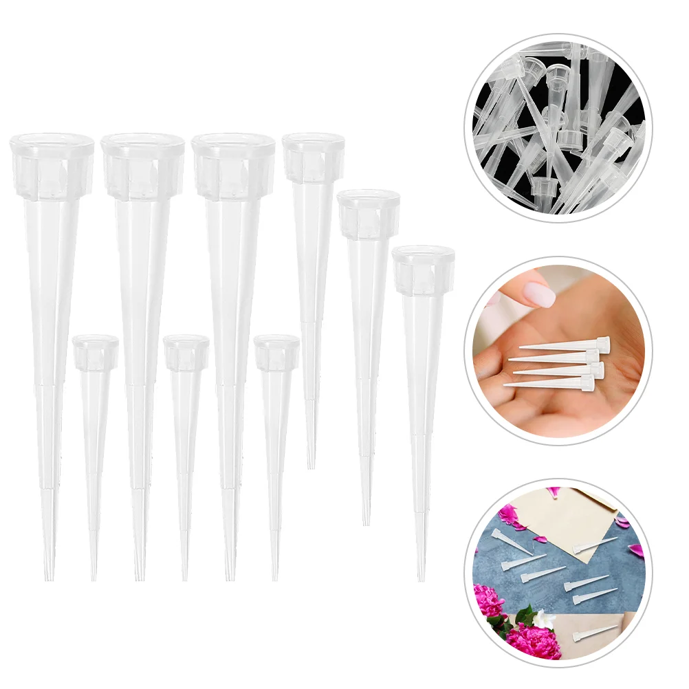 

60 Pcs Flower Mud Holder Floral Water Tubes Fresh Materials Plastic Florist Supplies DIY Arrangement Tools