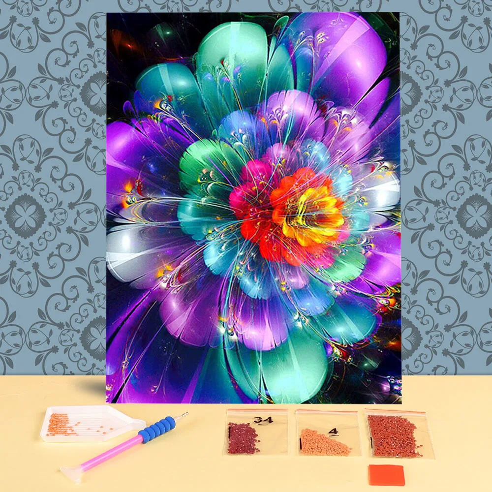 

Набор для алмазной вышивки «цветы»