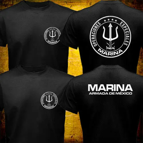 

Mexico Navy Marina Special Operations Forces Operaciones Especiales T-Shirt. Cotton Short Sleeve O-Neck Mens T Shirt New S-3XL
