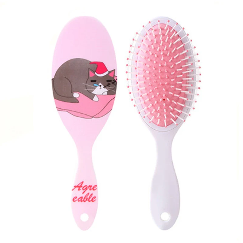 

8 Color Cartoon Unicorn Comb Detangling Hair Styling Massage Combs Hair Brush Women Barber Haircut Accessories