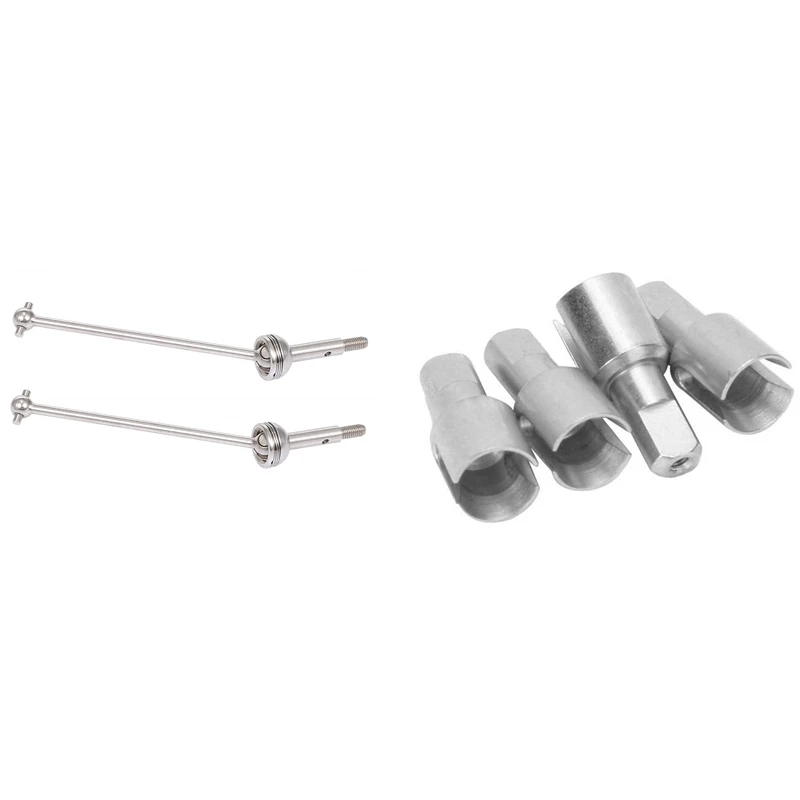 

2Pcs Remote Control Universal Drive Shaft Upgrade Accessories Fit For Wltoys 144001 1/14 & Differential Cups