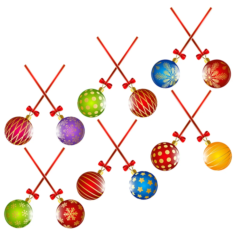 

1 Set of Xmas Magnet Christmas Magnet Refrigerator Magnet Holiday Themed Magnets Fridge Magnet
