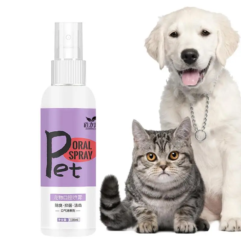 

Pet Oral Spray Clean Teeth Pet Oral Care Spray For Fresh Breath Oral Spray Fresh Breath For Pet Pet Clean No Brushing Pet Oral