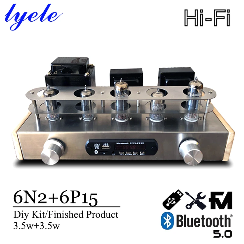 Вакуумный трубчатый усилитель Lyele Audio 6n2 6p15 комплект сделай сам Hi-Fi класса А