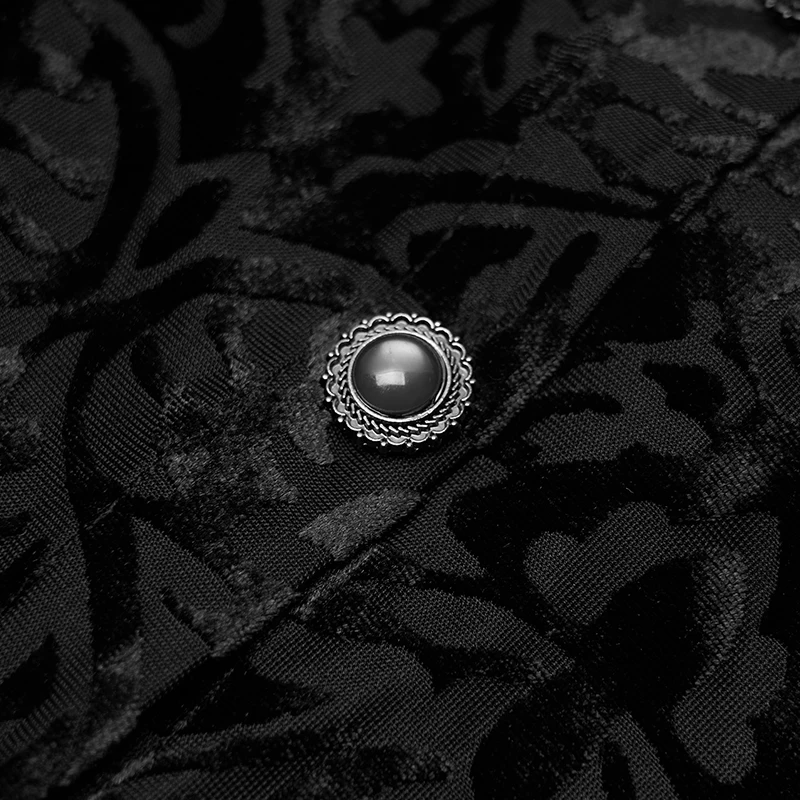 Женская готическая блузка в стиле Панк RAVE модная облегающая с длинным рукавом и