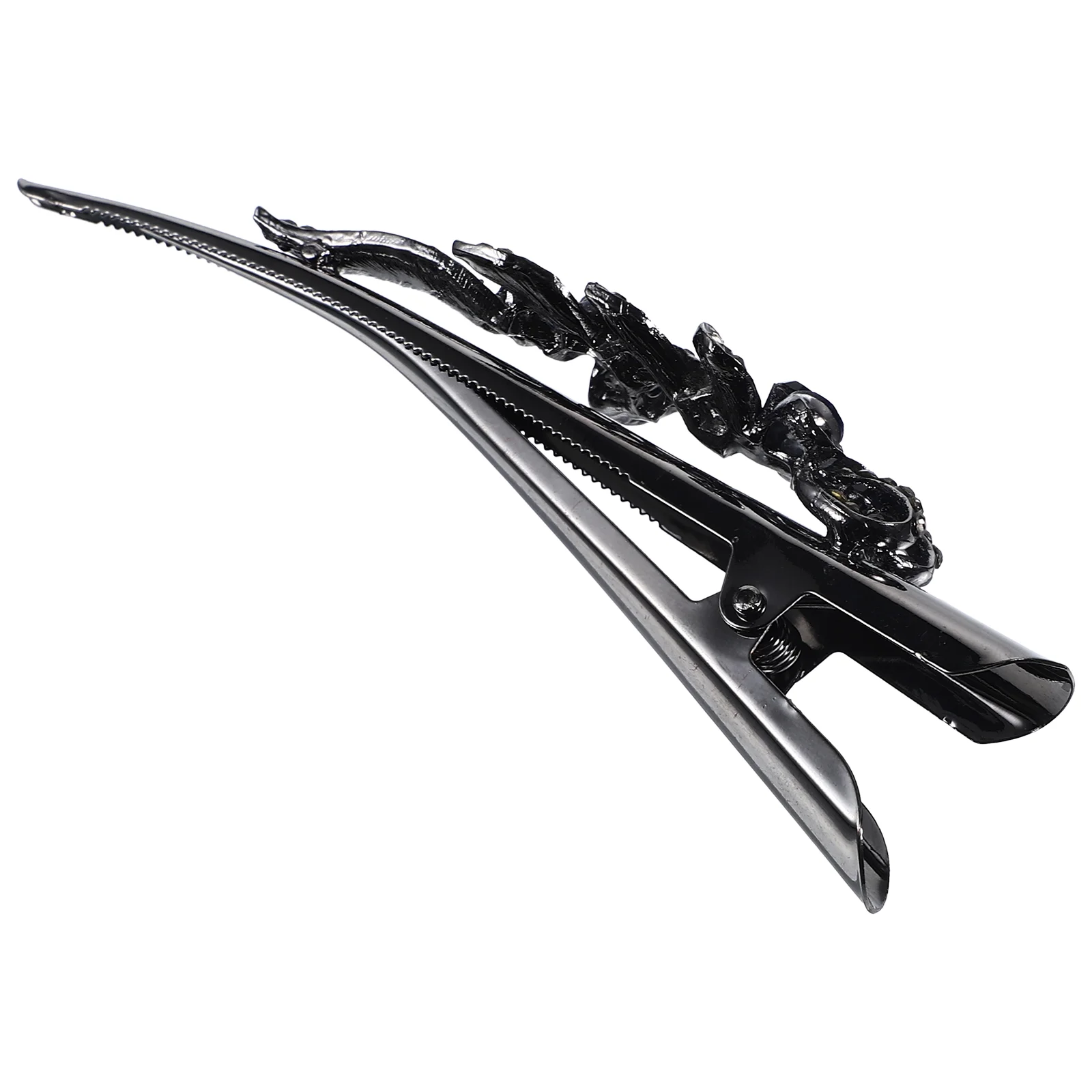 

Hair Clip Rhinestone Metal Accessories Girl Clips Girls Women Horn Decorative