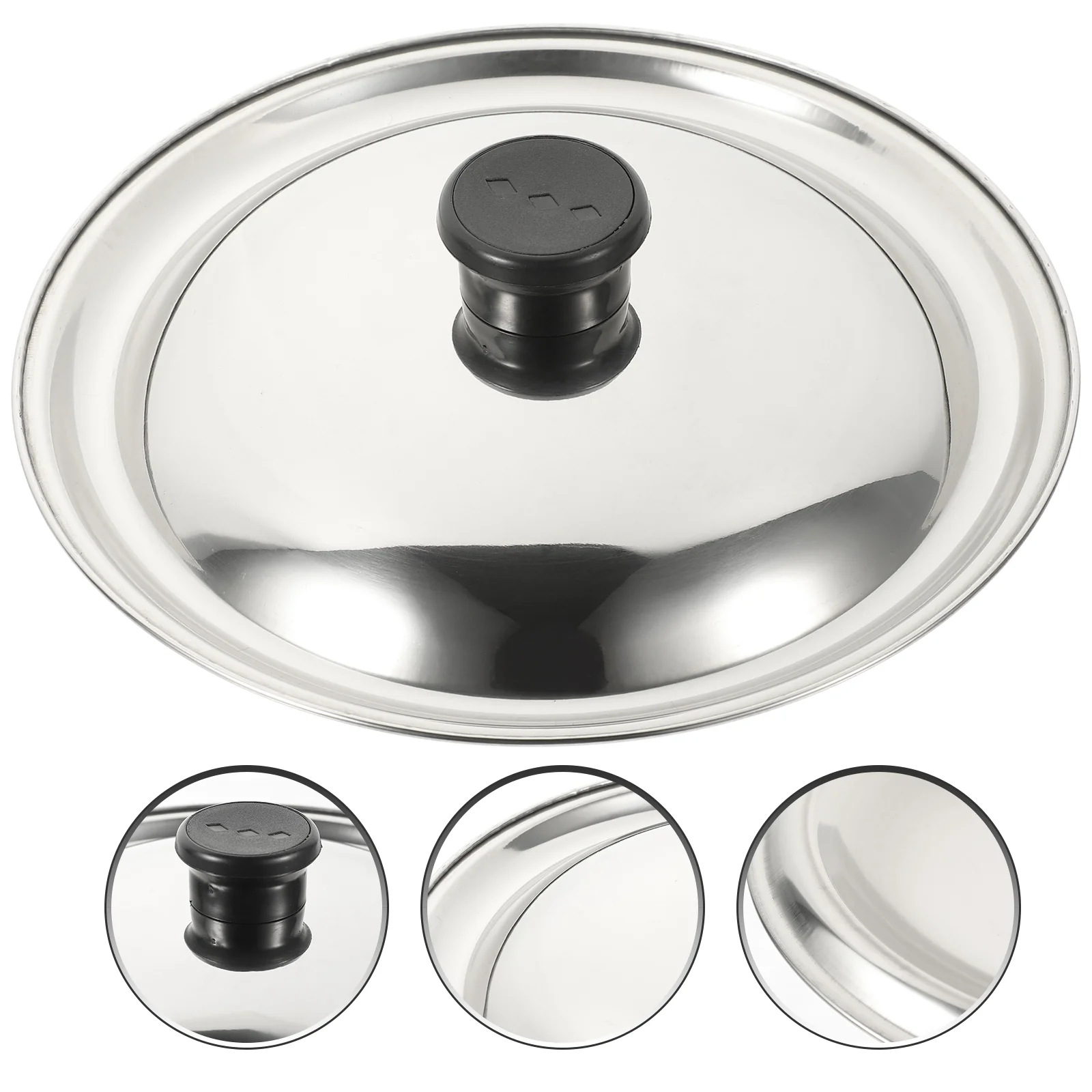 

Portable Stainless Steel Stainless Steel Pan Lid Universal Pan Lid for Restaurant Hotel