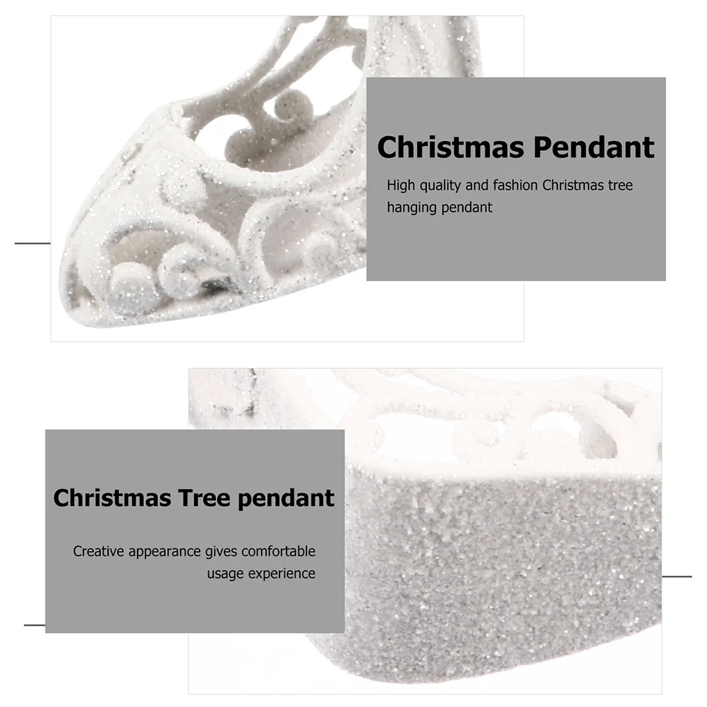 12 шт. туфли на высоком каблуке фигурка подвеска в виде рождественской елки декор