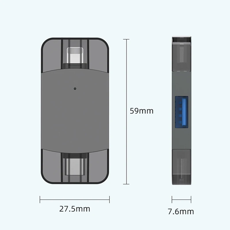 Type C/USB 3.0 OTG Card Reader High-speed Universal TF/USB Smart Memory SD for Android IOS Phone Computer Extension Adapter |