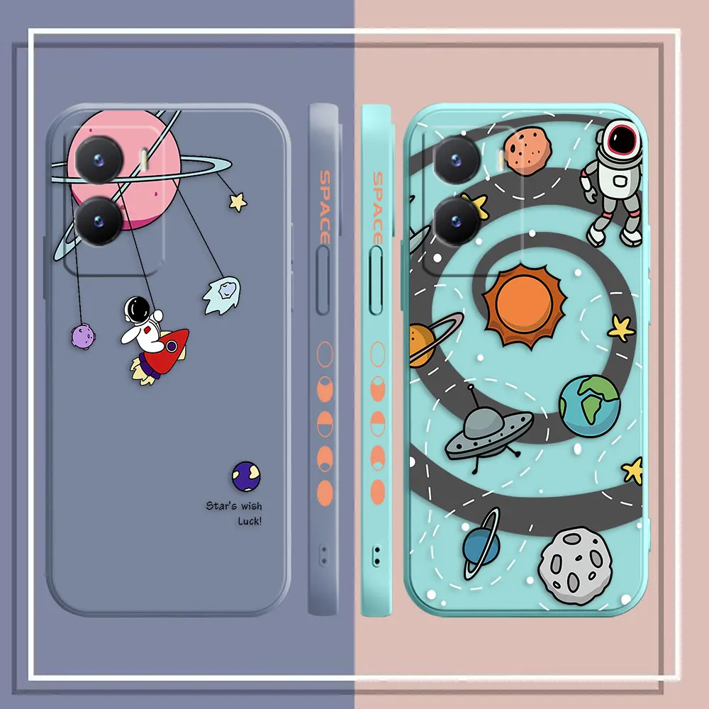 Астронавт Космос Звезда фотосессия для VIVO Y55S Y30 Y31 Y33S Y55 Y35 Y51S Y52S Y53S Y66 Y71T Y73S Y77 чехол