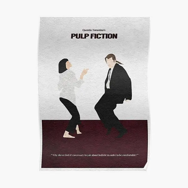 

Pulp Fiction 2 Poster Vintage Mural Home Modern Art Picture Funny Print Decoration Decor Wall Painting Room No Frame