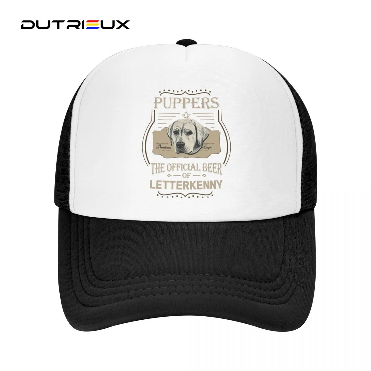 

Puppers Premium Larger The Offical Beer Of Letterkenny Unisex Casual Plain Baseball Cap Snapback Trucker Hats For Women Men