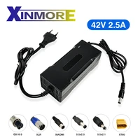 xinmore 42v 2 5a charger scooter li ion battery charger for 10 series electric vehicle battery bicycle charging with small fan