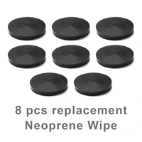 8x one set replacement neoprene rubber wipes 85a durometer polyurethane wipe for super mini aurora solvent cleaning tube filter