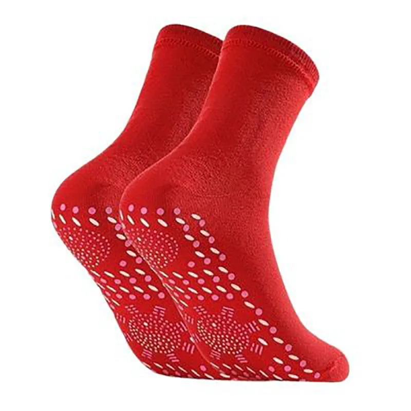 10 Pairs Unisex Self Heating Socks Middle Tube Socks Massage Resist Cold Absorb Sweat Autumn Winter Foot Warmer Socks